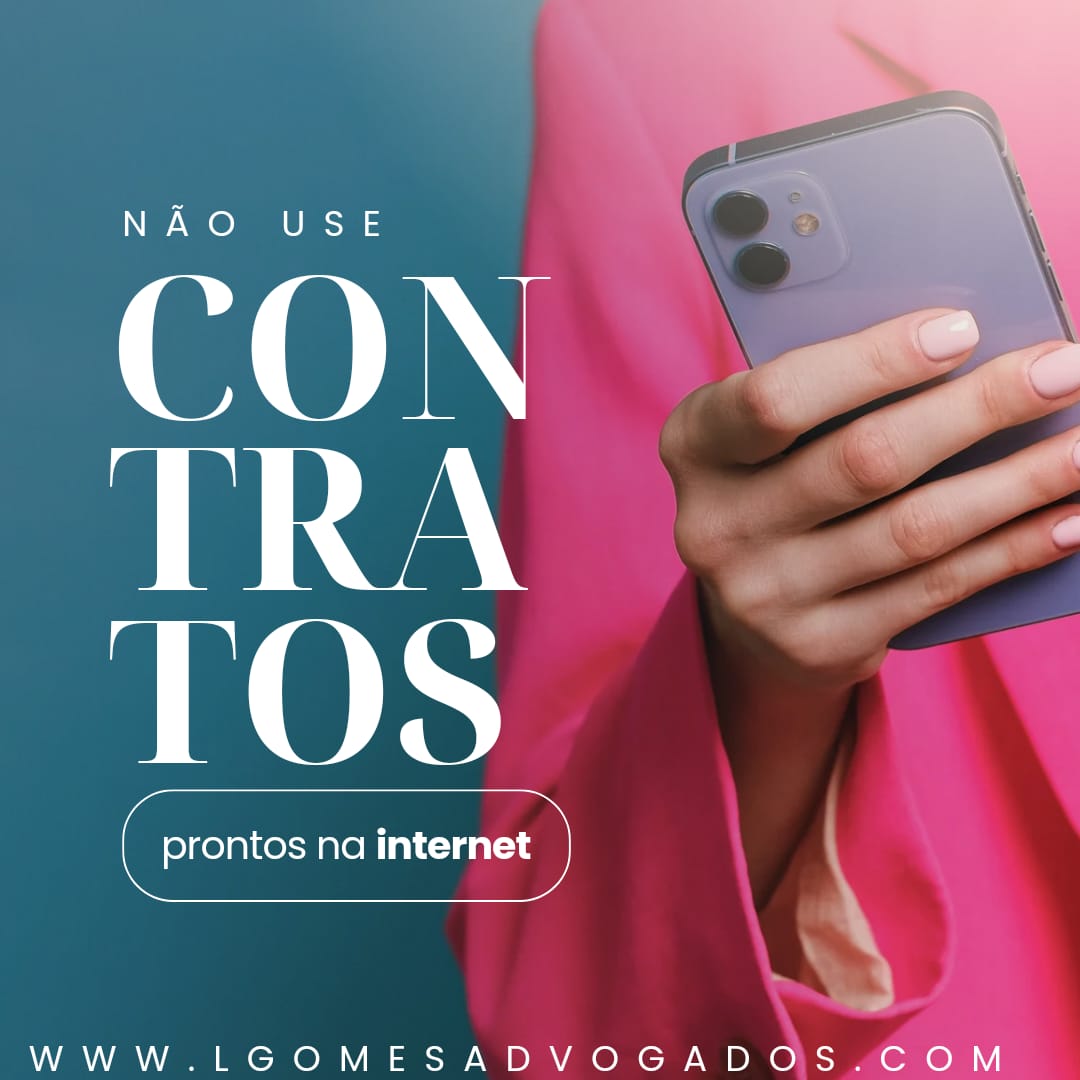O risco dos contratos prontos da internet